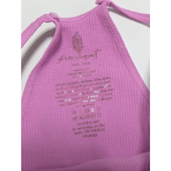 Free People Movement Happiness Crop Top Ribbed Tank Womens X-Small Small Workout - Picture 5 of 5